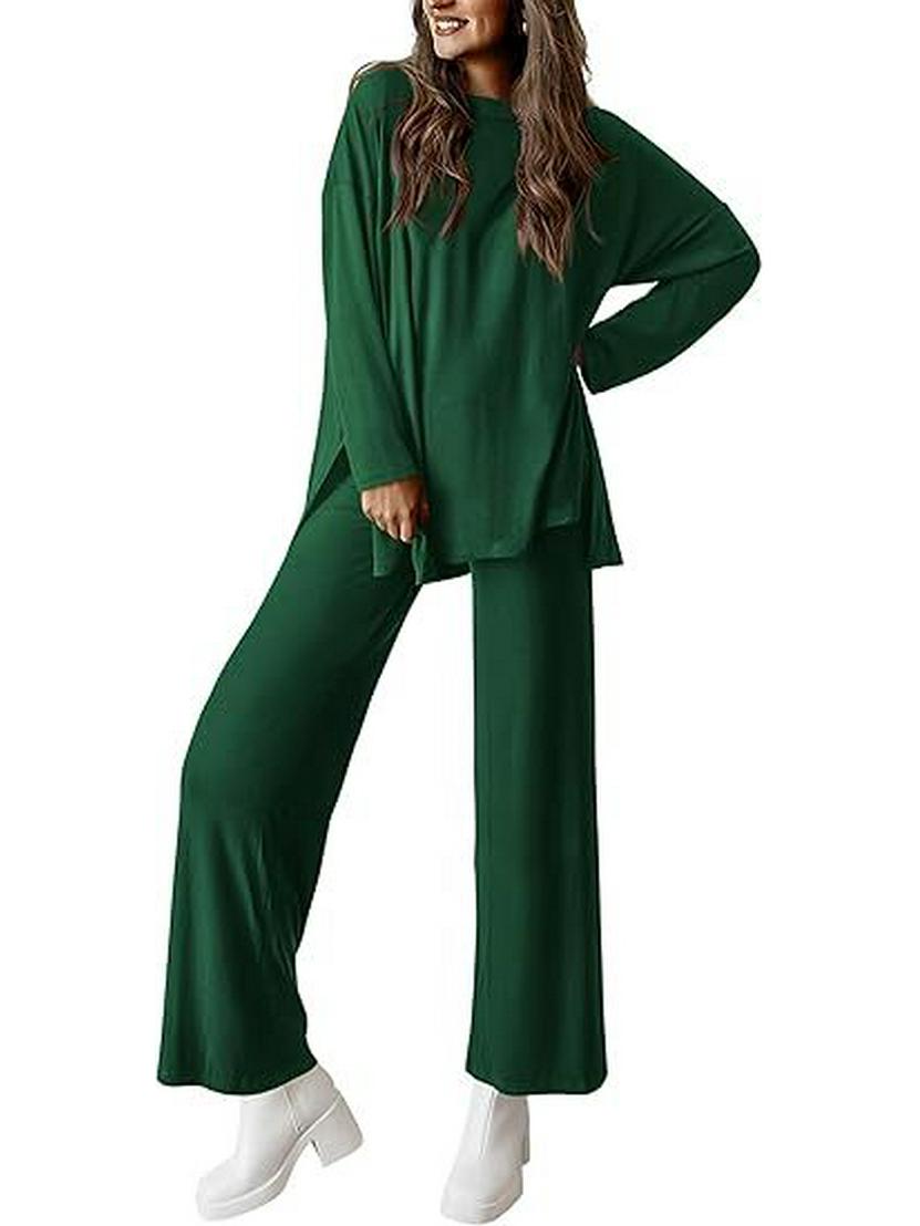 2026 Fashionable Women s Round Neck Loose Long Sleeve Elastic Waist Long Pants Home Wear Extra Large
2026 Fashionable Women s Round Neck Loose Long Sleeve Elastic Waist Long Pants Home Wear Extra Large