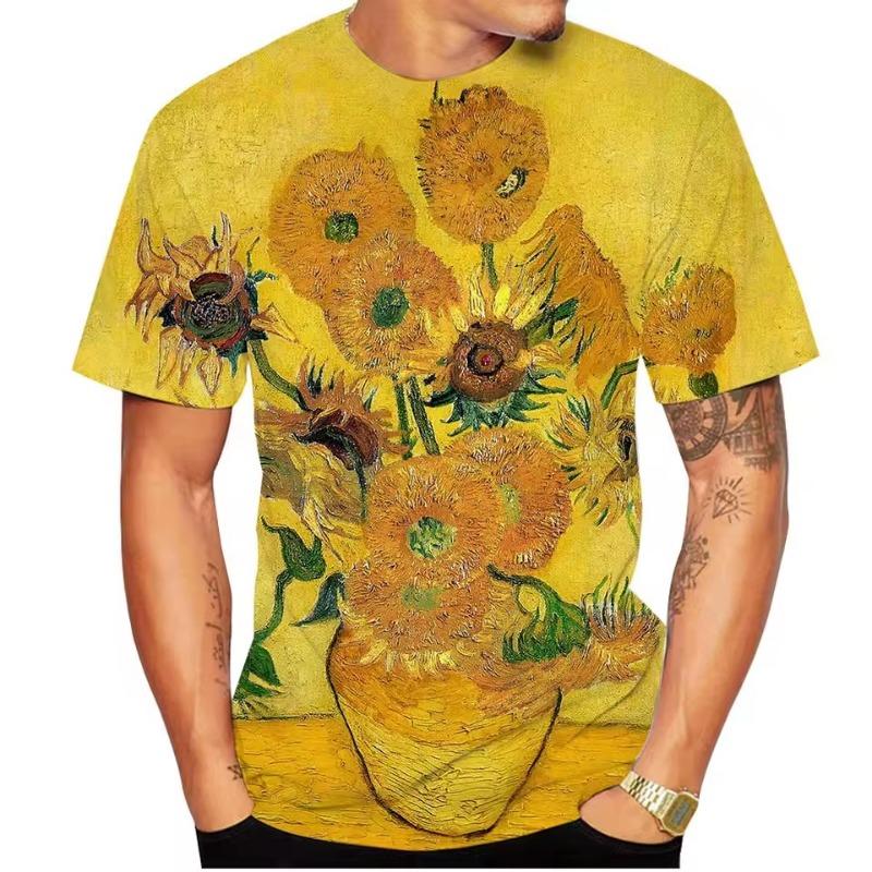 Van Gogh Art T Shirts Flower Floral 3D Print Men Streetwear Short Sleeve T-Shirt Oversized Harajuku Men Tops Tees Clothing 6XL
Van Gogh Art T Shirts Flower Floral 3D Print Men Streetwear Short Sleeve T-Shirt Oversized Harajuku Men Tops Tees Clothing 6XL