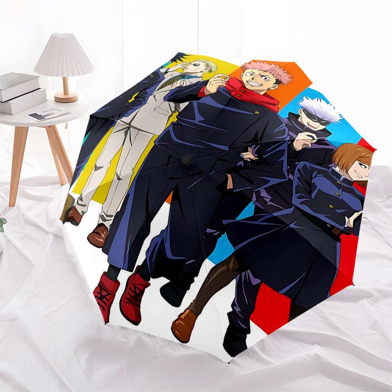 1pc Jujutsu Kaisen Characters Automatic Opening Folding Umbrella with 8-Bone Iron Frame, Portable Design for Outdoor Use, Ideal Gift for Fans, Travele
1pc Jujutsu Kaisen Characters Automatic Opening Folding Umbrella with 8-Bone Iron Frame, Portable Design for Outdoor Use, Ideal Gift for Fans, Travele