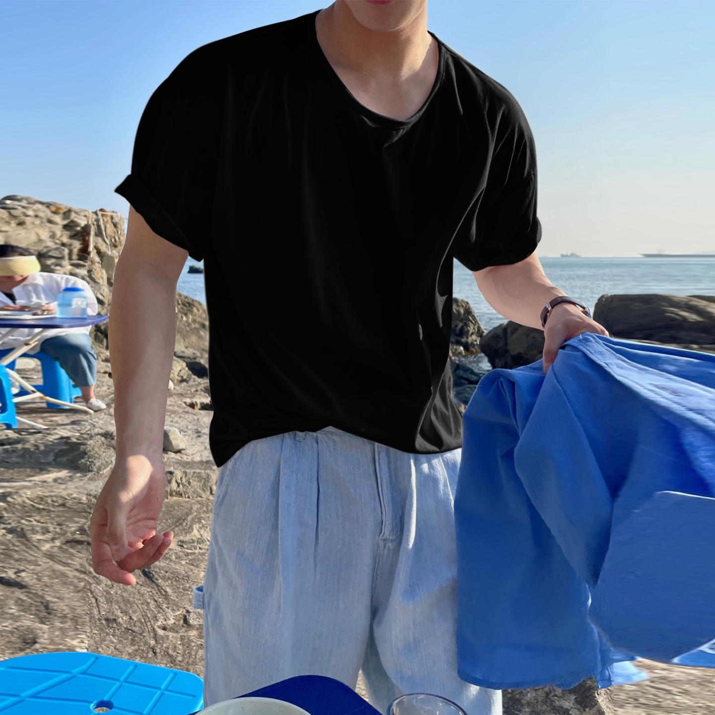 2026 Spring/Summer Versatile Solid Color Casual Short Sleeve Sport T-shirt Large
2026 Spring/Summer Versatile Solid Color Casual Short Sleeve Sport T-shirt Large