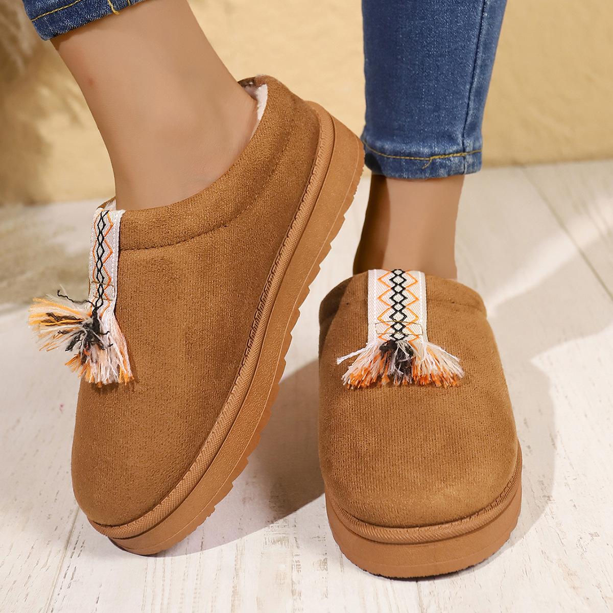 Foreign trade large size thick-bottomed cotton slippers women 2024 autumn and winter retro lazy one-pedal flat-bottomed cotton slippers women 36 коричневий
Foreign trade large size thick-bottomed cotton slippers women 2024 autumn and winter retro lazy one-pedal flat-bottomed cotton slippers women 36 коричневий