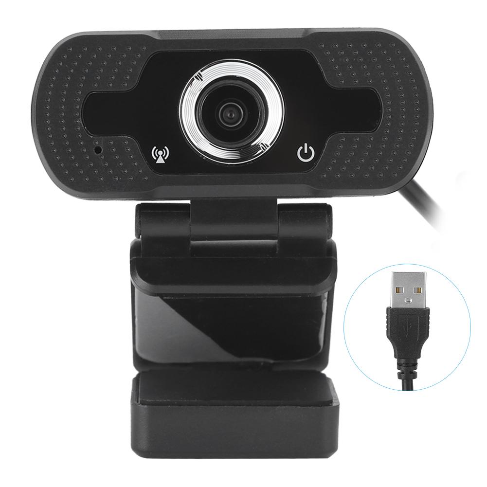 Webcam Computer Camera with Microphone for PC Laptop Desktop Video Call W8 1080P Black
Webcam Computer Camera with Microphone for PC Laptop Desktop Video Call W8 1080P Black