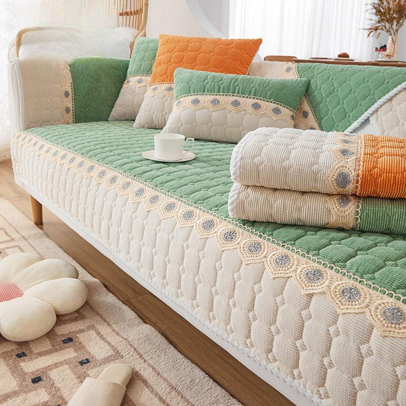 Вельветовая универсальная подушка для дивана Four Seasons, нескользящая, устойчивая к царапинам, простая модная подушка для дивана, покрывало для полотенца 70*70cm