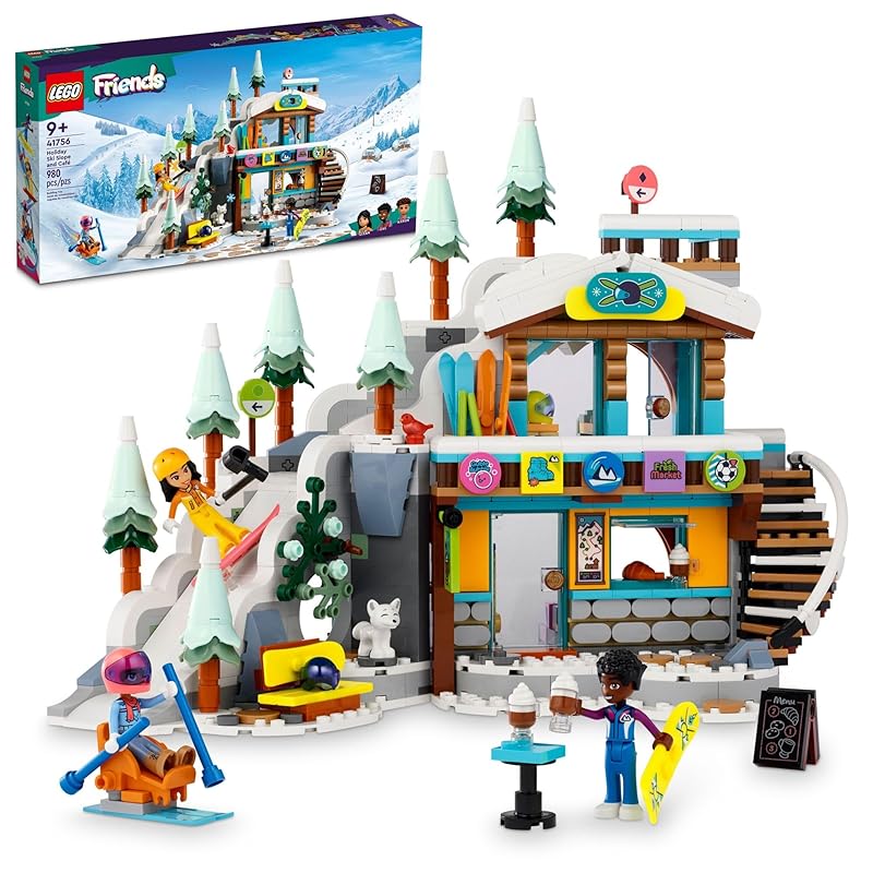 Lego Friends Праздничный горнолыжный склон и кафе 41756 набор для сборки игрушек Творческое развлечение для детей от 9 лет и старше Включает 3 мини-куколки и множество аксессуаров Подарок для
Lego Friends Праздничный горнолыжный склон и кафе 41756 набор для сборки игрушек Творческое развлечение для детей от 9 лет и старше Включает 3 мини-куколки и множество аксессуаров Подарок для