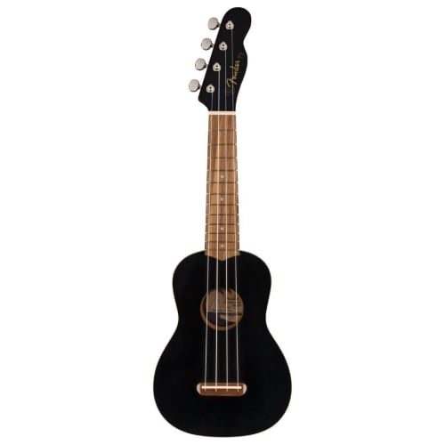 Fender Venice Soprano Ukulele, Walnut Fingerboard, Black, Includes Soft Case
Fender Venice Soprano Ukulele, Walnut Fingerboard, Black, Includes Soft Case