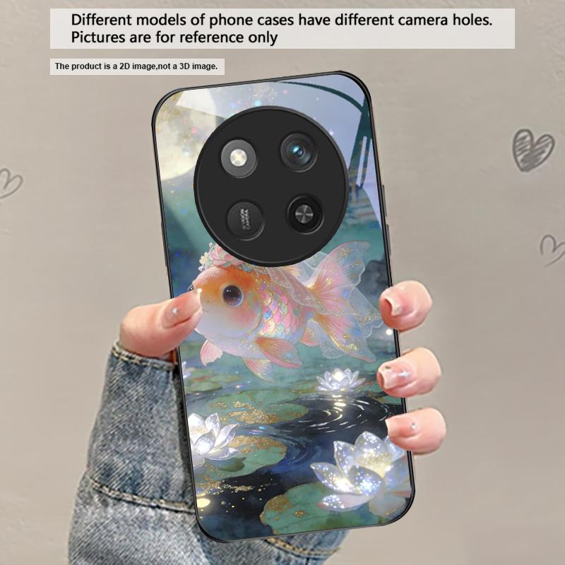 Cute white veil goldfish For Honor X5 Plus X30 X9c Smart X5b X9a X30 Max X50i 30 Pro 50 Pro 70 90Smart 200 Lite Glass Phone Case Honor 90
Cute white veil goldfish For Honor X5 Plus X30 X9c Smart X5b X9a X30 Max X50i 30 Pro 50 Pro 70 90Smart 200 Lite Glass Phone Case Honor 90