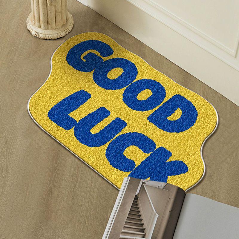 VIKAMAins English Dopamine Imitation Cashmere Carpet Home Decoration Cooling Washable Entryway Carpet Bedroom Door Mat 40x60cm 16x24inch
VIKAMAins English Dopamine Imitation Cashmere Carpet Home Decoration Cooling Washable Entryway Carpet Bedroom Door Mat 40x60cm 16x24inch