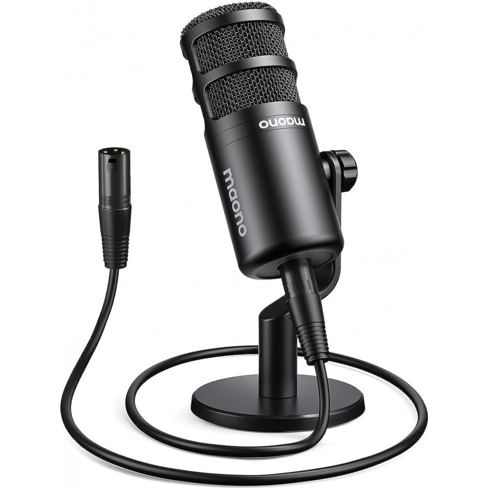MAONO XLR XLR XLR PD100 микрофон динамический микрофон с равномерной передачей голоса и встроенными кабельными соединениями
MAONO XLR XLR XLR PD100 микрофон динамический микрофон с равномерной передачей голоса и встроенными кабельными соединениями