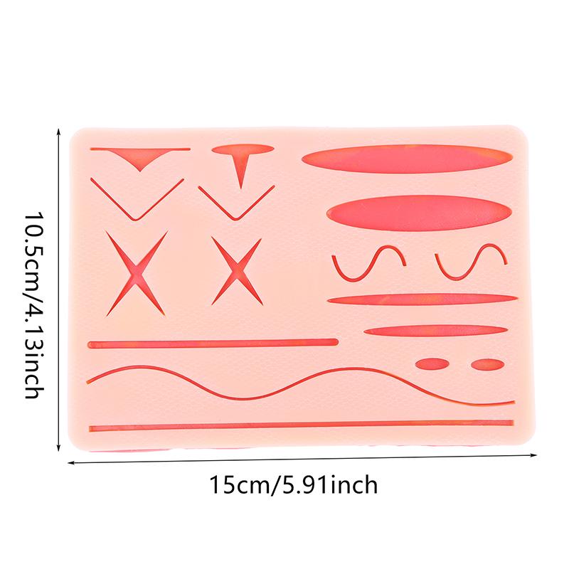 1PC Silicone Skin Pad Suture Training Kit Surgical Wound For Surgeon Medical Practice Training Traumatic Suture Practice SkinUse
1PC Silicone Skin Pad Suture Training Kit Surgical Wound For Surgeon Medical Practice Training Traumatic Suture Practice SkinUse