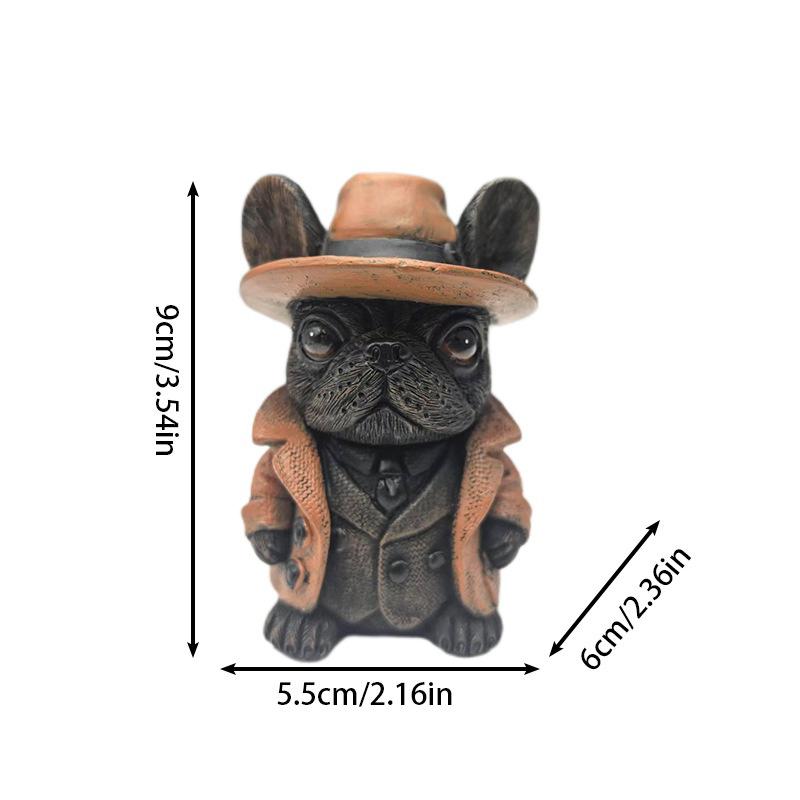 Resin Handmade French Bulldog Statue Garden Decor Crafts Dog Lover Gift Sculpture Patio Lawn Courtyard Home Decoration
Resin Handmade French Bulldog Statue Garden Decor Crafts Dog Lover Gift Sculpture Patio Lawn Courtyard Home Decoration