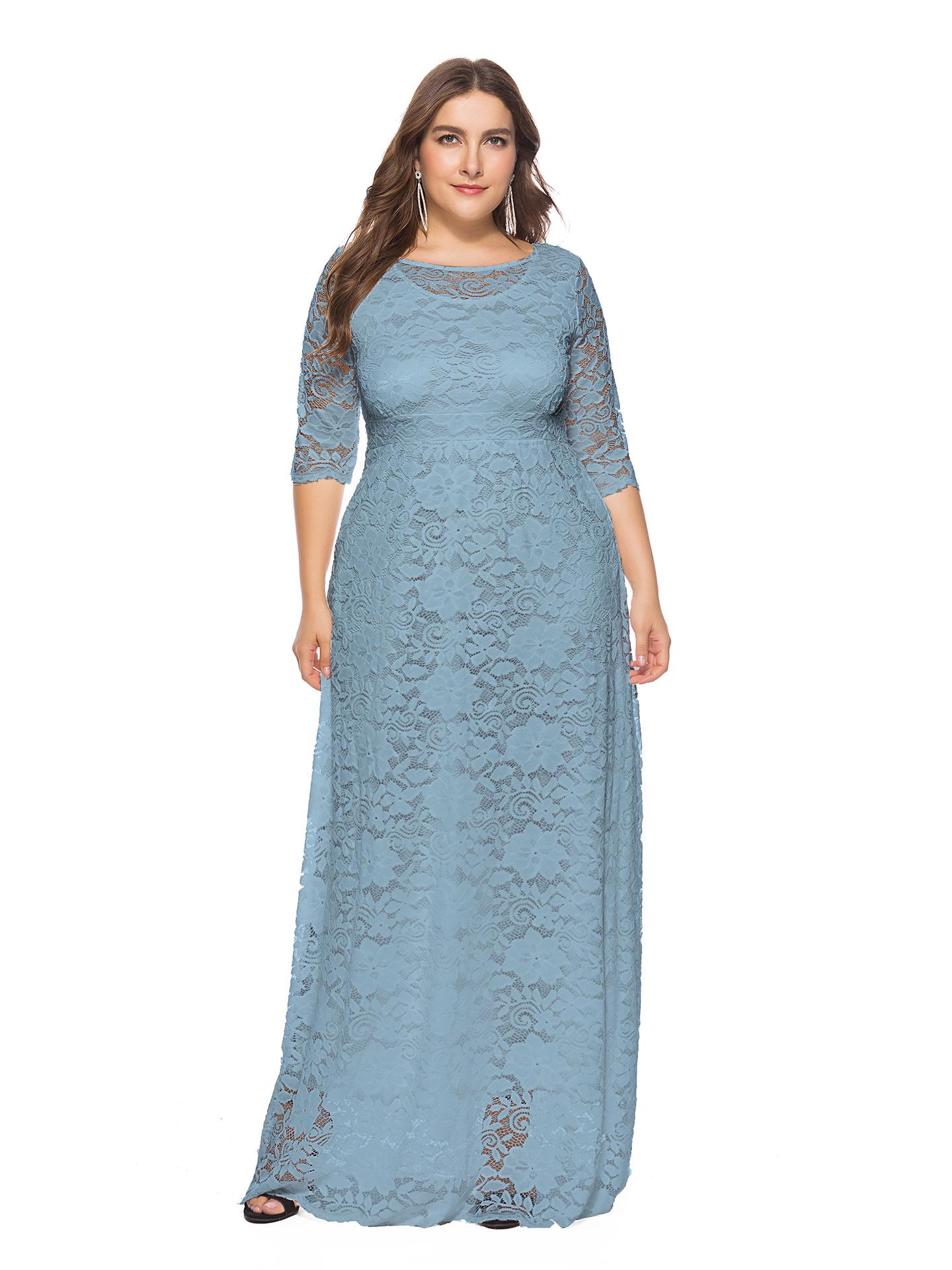Plus Size Women s Autumn Evening Long Dress with Lace and Pockets 3XL
Plus Size Women s Autumn Evening Long Dress with Lace and Pockets 3XL