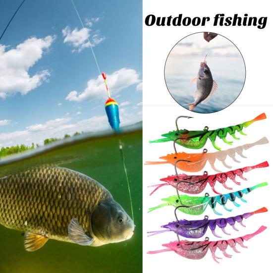 Bionic Soft Shrimp Bait Soft Lure Realistic Looking Bright Color Natural Swimming Posture Luminous Artificial Lure Bait 7cm синій
Bionic Soft Shrimp Bait Soft Lure Realistic Looking Bright Color Natural Swimming Posture Luminous Artificial Lure Bait 7cm синій