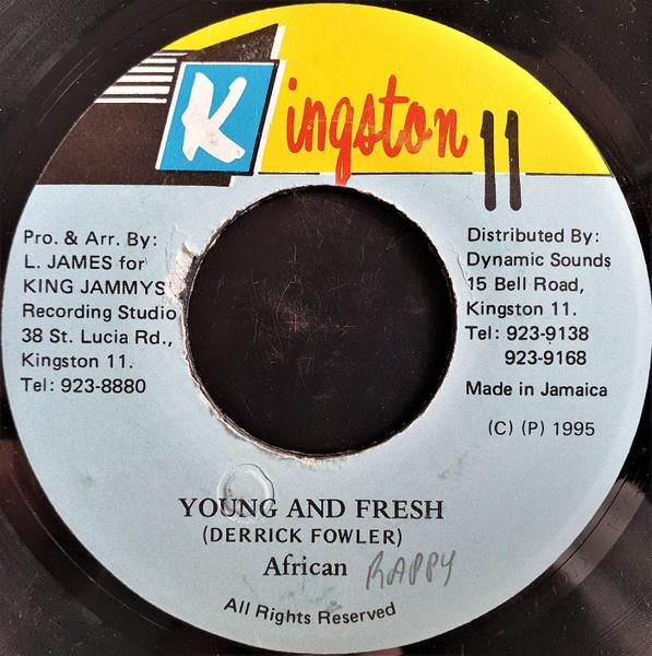 7inch Record AFRICAN - Young And Fresh NONE Kingston 11 1995 Jamaica Reggae, Ska & Dub Used
7inch Record AFRICAN - Young And Fresh NONE Kingston 11 1995 Jamaica Reggae, Ska & Dub Used