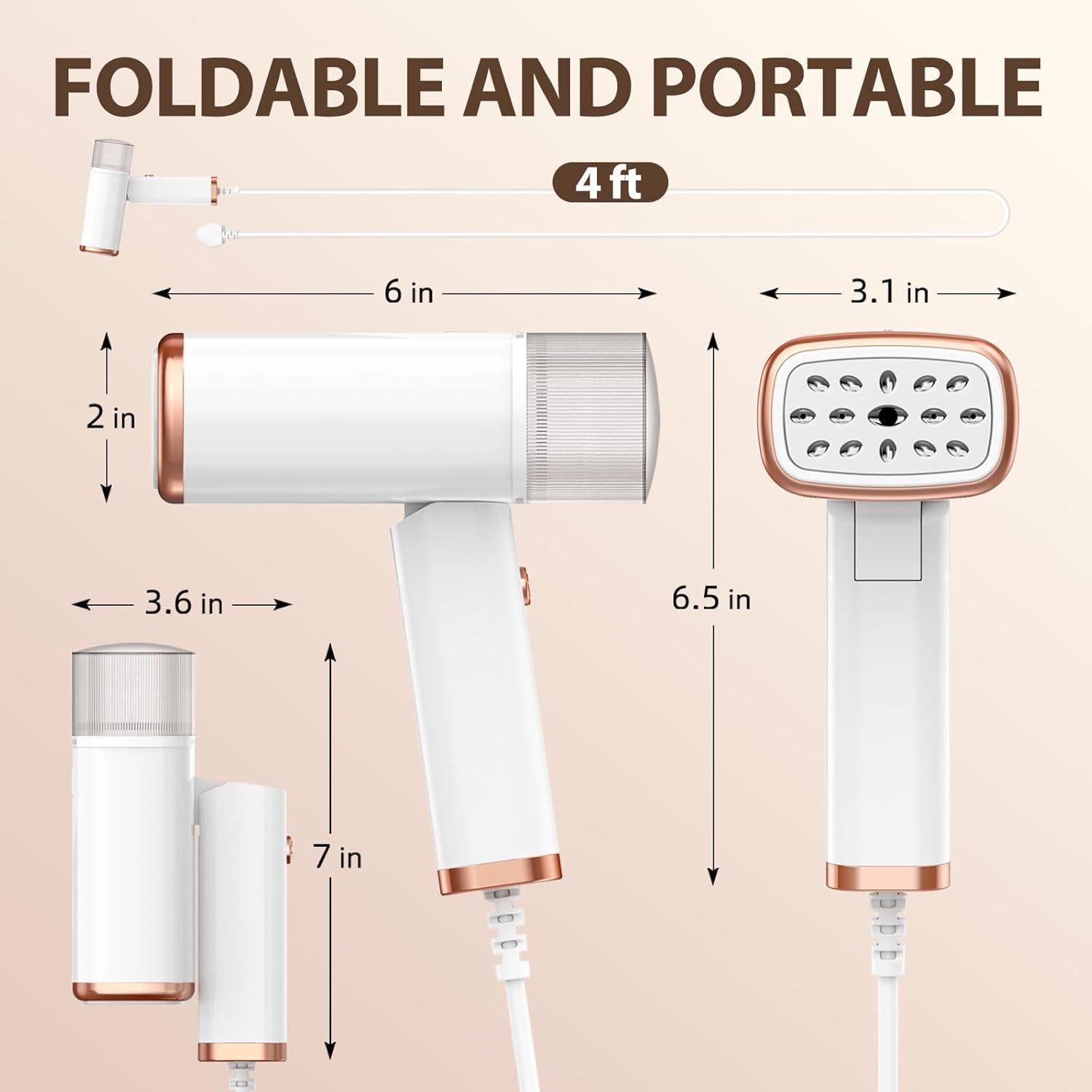 1200W Portable Folding Mini Steam Iron - Handheld Travel Ironing Brush EU Plug
1200W Portable Folding Mini Steam Iron - Handheld Travel Ironing Brush EU Plug