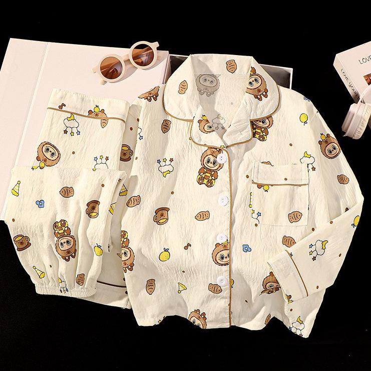Cartoon Cute Girls Long Sleeve Pajamas Set - Spring/Autumn 14: Height 125-135cm, Weight 50-60 lbs
Cartoon Cute Girls Long Sleeve Pajamas Set - Spring/Autumn 14: Height 125-135cm, Weight 50-60 lbs