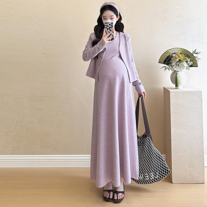 2026 Trendy Plus Size Maternity Dress Set with Cardigan & Long Skirt M
2026 Trendy Plus Size Maternity Dress Set with Cardigan & Long Skirt M