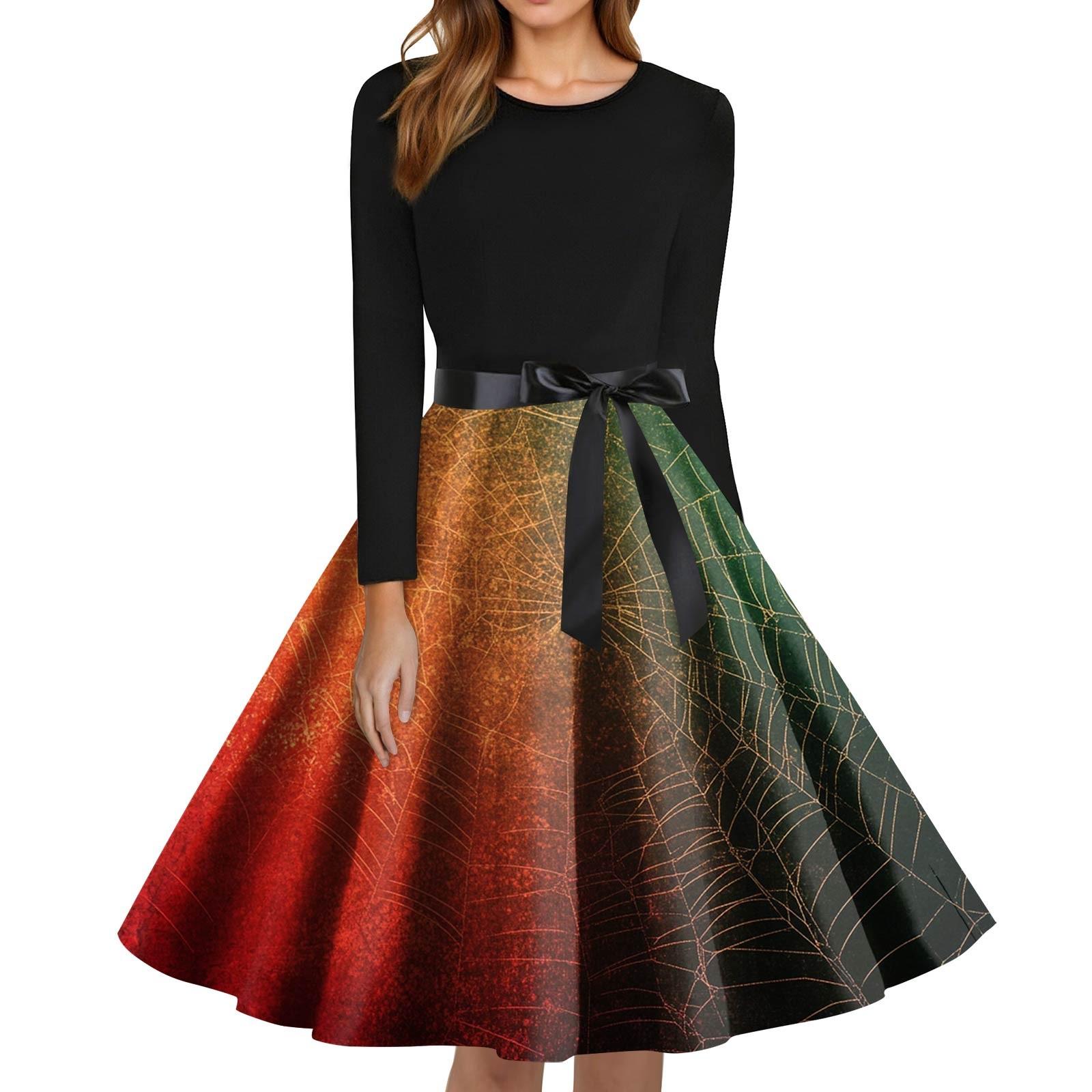 Женское модное платье с круглым вырезом, повседневное, приталенное, с принтом на Хэллоуин и длинным рукавом XXXXL киноварь
Женское модное платье с круглым вырезом, повседневное, приталенное, с принтом на Хэллоуин и длинным рукавом XXXXL киноварь