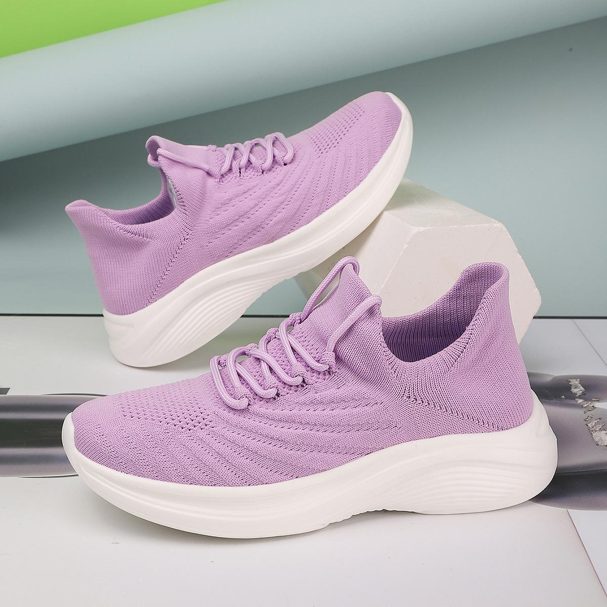 New popcorn fly-woven breathable running shoes EVA material men s and women s fashion soft-soled socks shoes lightweight sports shoes 43 фіолетовий
New popcorn fly-woven breathable running shoes EVA material men s and women s fashion soft-soled socks shoes lightweight sports shoes 43 фіолетовий