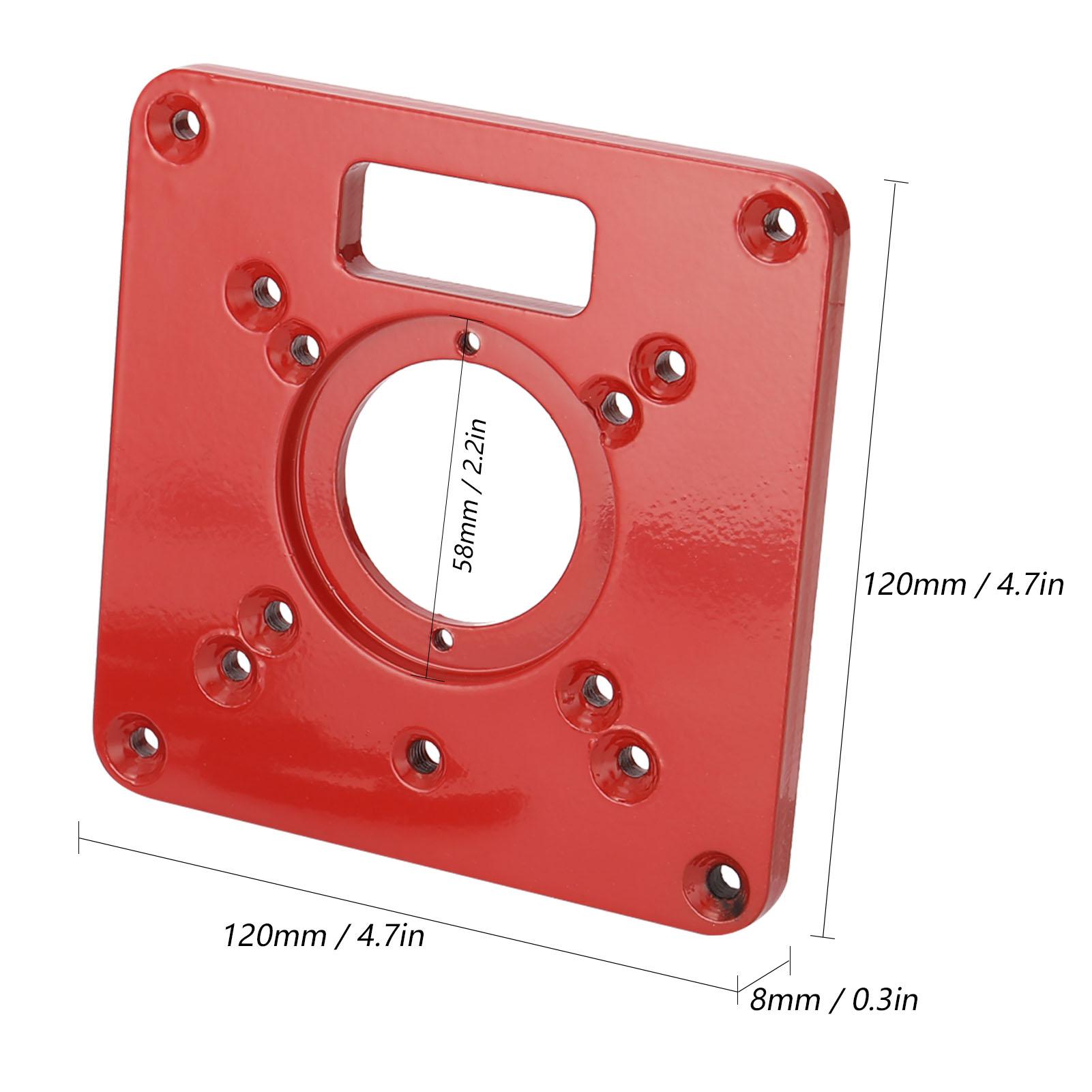 Router Table Insert Plate, Multifunctional Router Table Insert Plate Woodworking Benches Aluminium Wood Router Trimmer Model Engraving Machine
Router Table Insert Plate, Multifunctional Router Table Insert Plate Woodworking Benches Aluminium Wood Router Trimmer Model Engraving Machine