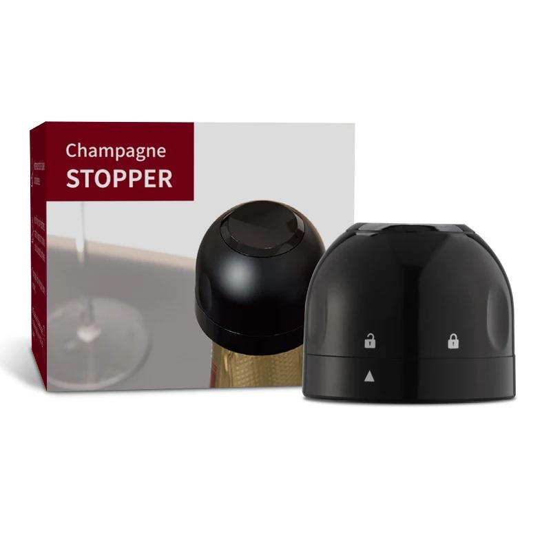 Vacuum Red Wine Bottle Champagne Stopper Silicone Sealed Rotating Locking Cap Retain Freshness Wine Plug Bar Tools
Vacuum Red Wine Bottle Champagne Stopper Silicone Sealed Rotating Locking Cap Retain Freshness Wine Plug Bar Tools