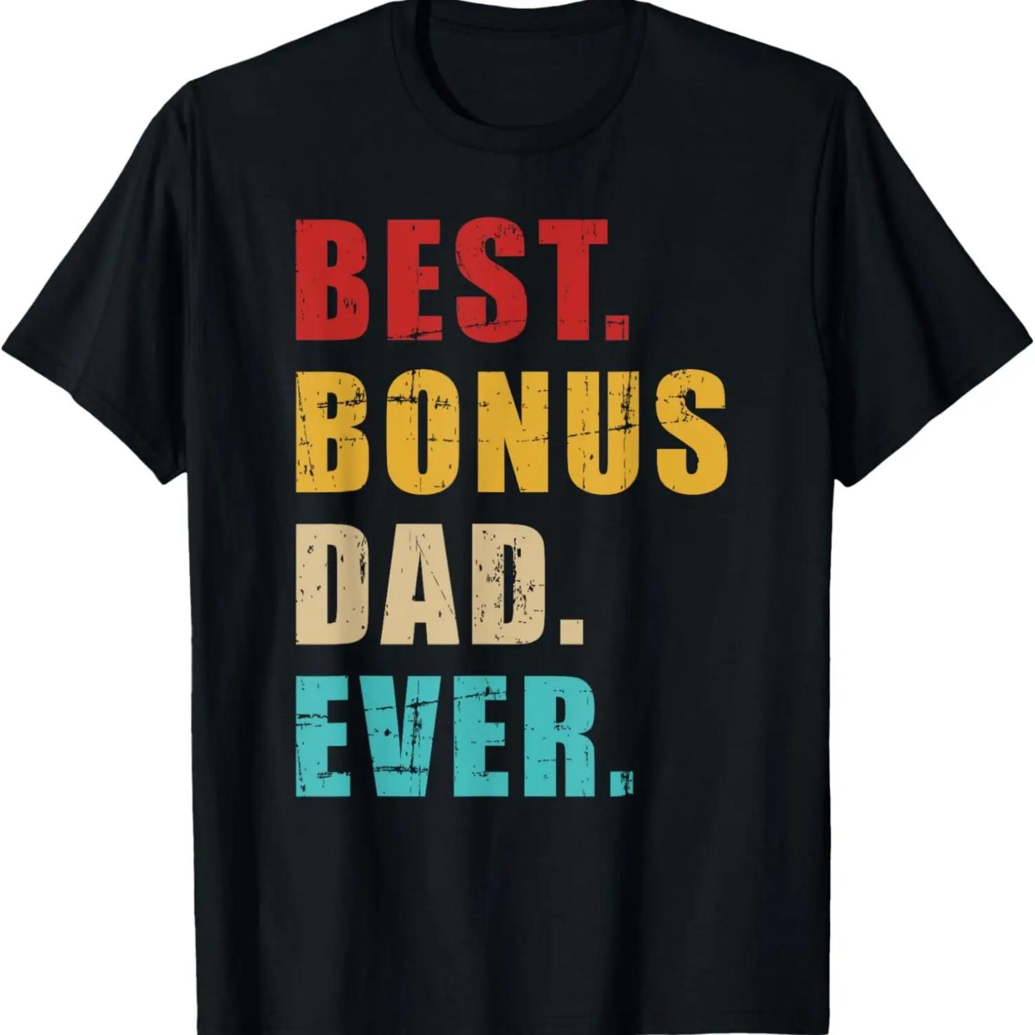 Best bonus dad ever vintage retro T-Shirt XXXXXL чёрный
Best bonus dad ever vintage retro T-Shirt XXXXXL чёрный