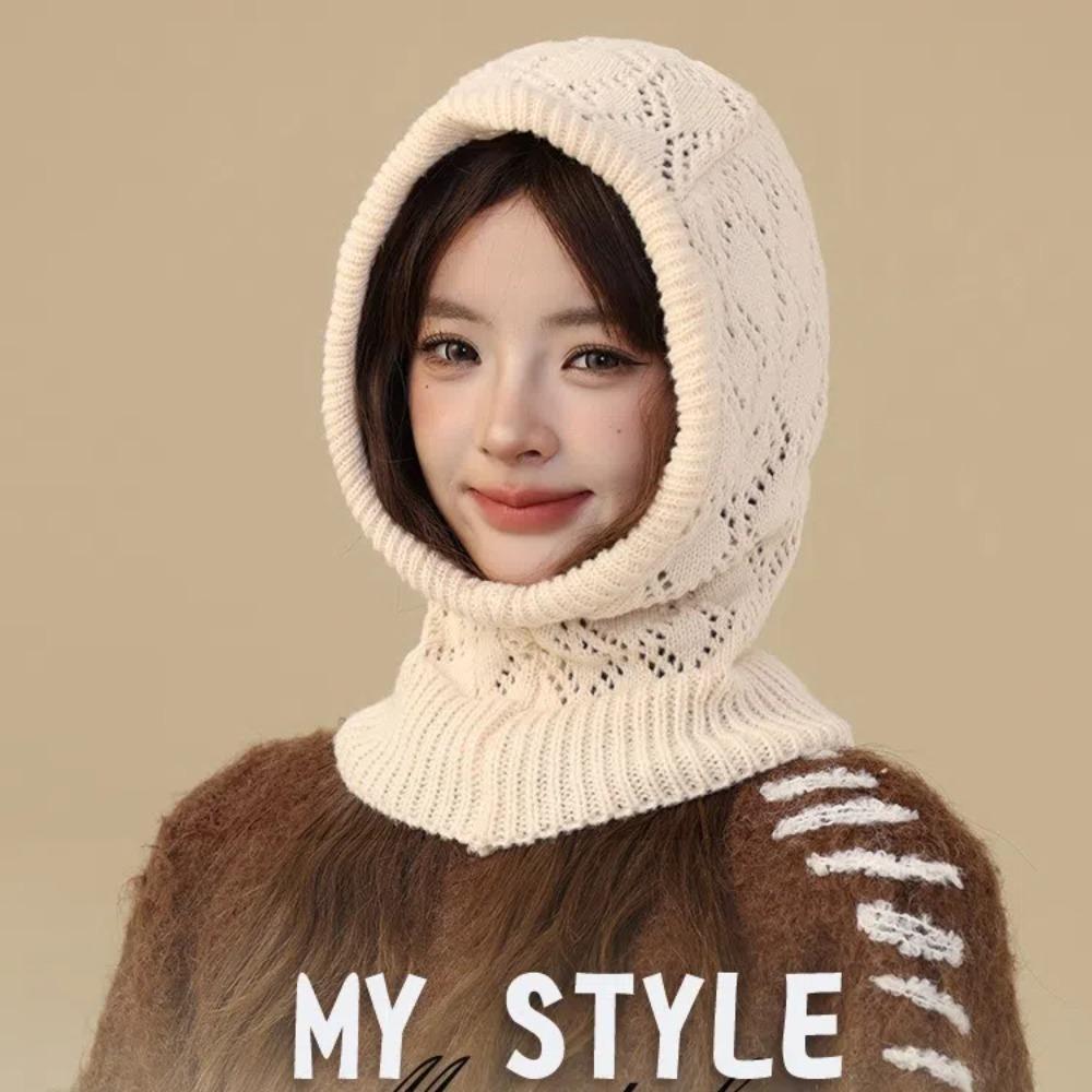 Hollow Out Winter Balaclava Hats One-Piece Winter Beanie Hats New Hooded Scarf Hat чорний
Hollow Out Winter Balaclava Hats One-Piece Winter Beanie Hats New Hooded Scarf Hat чорний