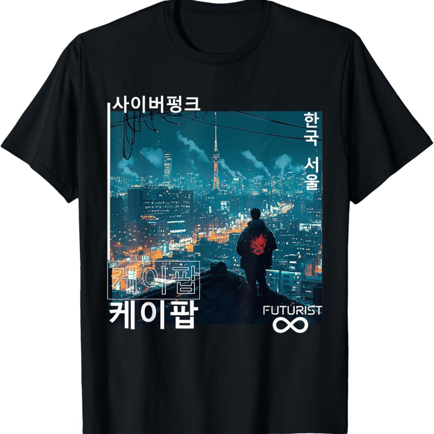 KOREAN Cyberpunk SEOUL Streetwear KPOP Aesthetic T-Shirt(1) S чёрный
KOREAN Cyberpunk SEOUL Streetwear KPOP Aesthetic T-Shirt(1) S чёрный