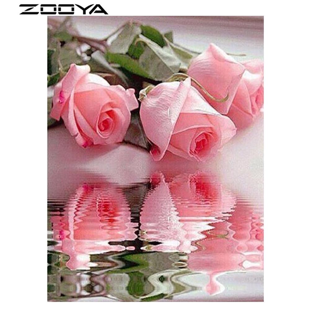 ZOOYA DIY 3D Алмазная картина Розовые розы Вышивка Крестом Ремесло Стежок Домашний декор
ZOOYA DIY 3D Алмазная картина Розовые розы Вышивка Крестом Ремесло Стежок Домашний декор