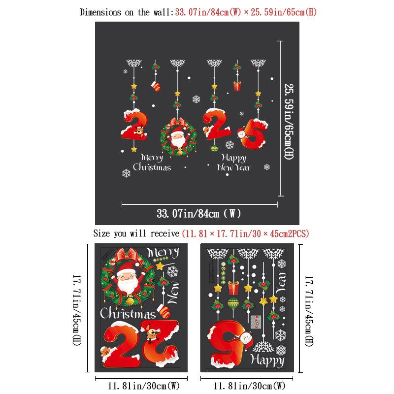 30x45 см/2 шт. Наклейки на окна в виде елки Санта-Клауса, двухсторонние, одного цвета, новогодние наклейки на окна в виде цветов из ПВХ
30x45 см/2 шт. Наклейки на окна в виде елки Санта-Клауса, двухсторонние, одного цвета, новогодние наклейки на окна в виде цветов из ПВХ