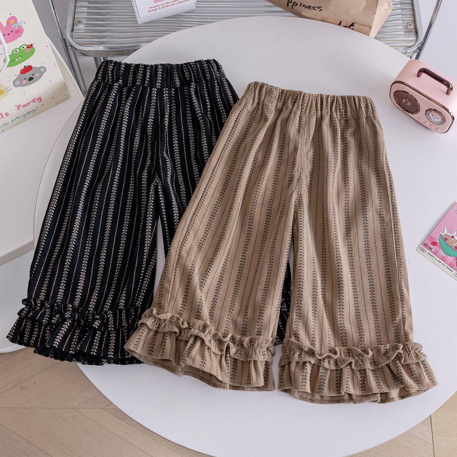 Children s Clothing Baby Summer Children s Thin Lace New Striped Girls Bell Bottom Pants Versatile Pants 130 чорний
Children s Clothing Baby Summer Children s Thin Lace New Striped Girls Bell Bottom Pants Versatile Pants 130 чорний