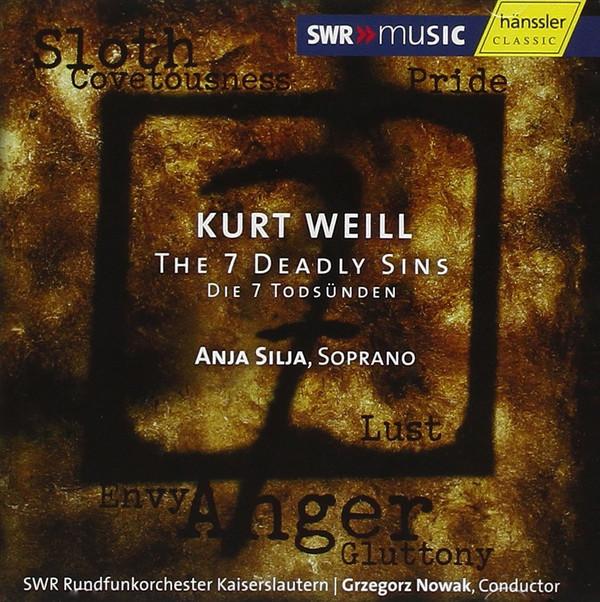 CD KURT WEILL / ANJA SILJA, SWR-RUNDFU - The Seven Deadly Sins CD93109 Hänssler Classi 2004 Germany Classical Used
CD KURT WEILL / ANJA SILJA, SWR-RUNDFU - The Seven Deadly Sins CD93109 Hänssler Classi 2004 Germany Classical Used