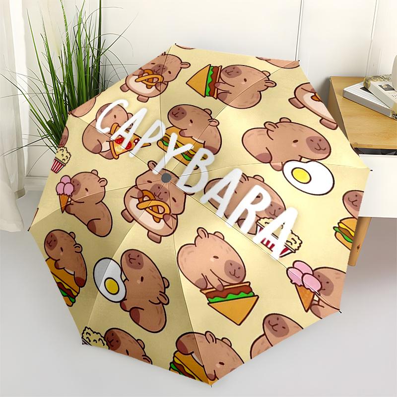 Capybara Themed Travel Umbrella-8 Ribs Automatic Opening and Closing, Portable Folding Design, Compact and Stylish Umbrella Suitable for Out
Capybara Themed Travel Umbrella-8 Ribs Automatic Opening and Closing, Portable Folding Design, Compact and Stylish Umbrella Suitable for Out