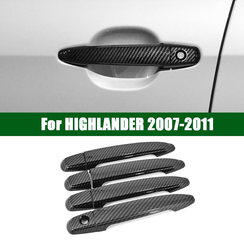 Углеродное волокно, боковые умные дверные ручки, накладки для Toyota HIGHLANDER 2007-2011 2008 2009
Углеродное волокно, боковые умные дверные ручки, накладки для Toyota HIGHLANDER 2007-2011 2008 2009