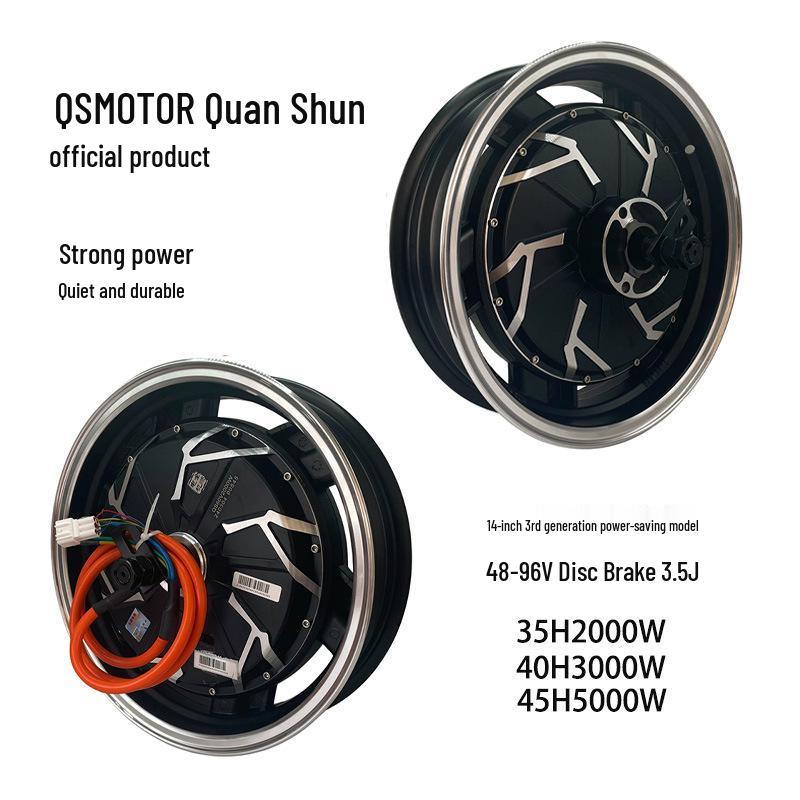 QS Jialing 14 3000W 3rd Gen Power-Saving Brushless Wheel Hub Motor with 18 Shaft
QS Jialing 14 3000W 3rd Gen Power-Saving Brushless Wheel Hub Motor with 18 Shaft