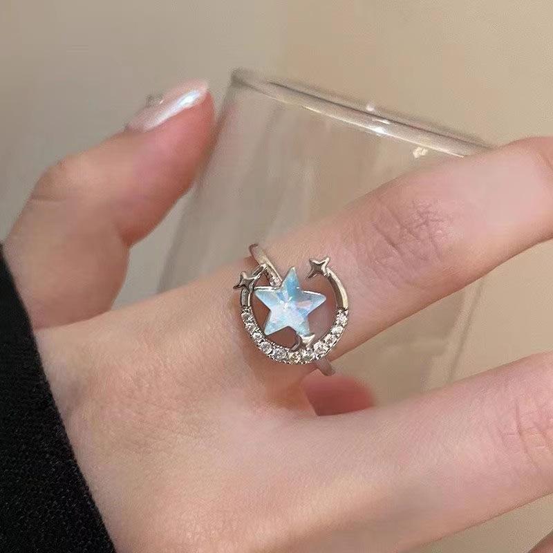 Starry River Companionship~Star Zircon Ins Light Luxury Premium Temperament Ring Fashion Universal one size(US size 5-13)
Starry River Companionship~Star Zircon Ins Light Luxury Premium Temperament Ring Fashion Universal one size(US size 5-13)