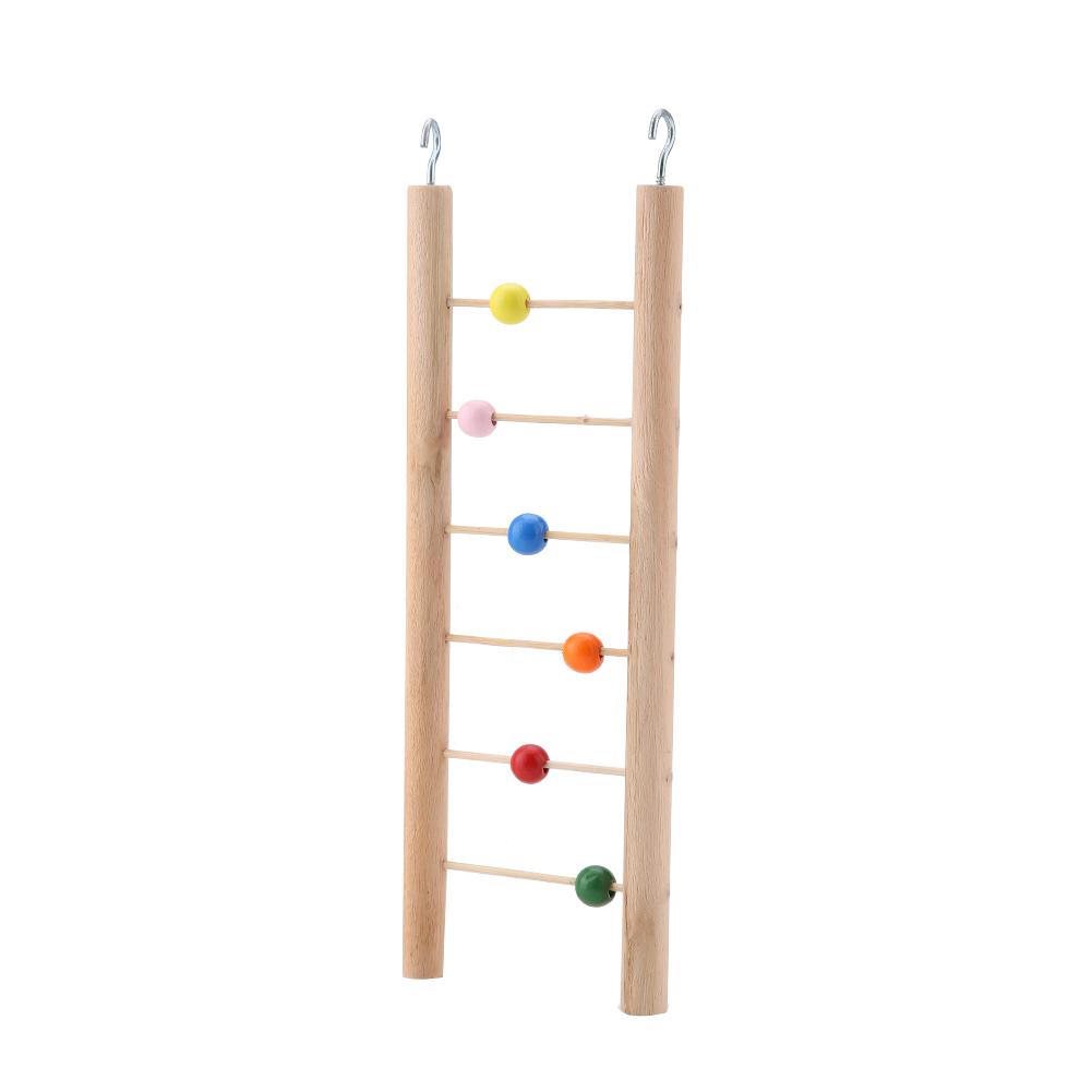Wood Bird Parrot Ladder Climbing Toy Hanging Swing For Bird Cage Pet Toys With Beads
Wood Bird Parrot Ladder Climbing Toy Hanging Swing For Bird Cage Pet Toys With Beads