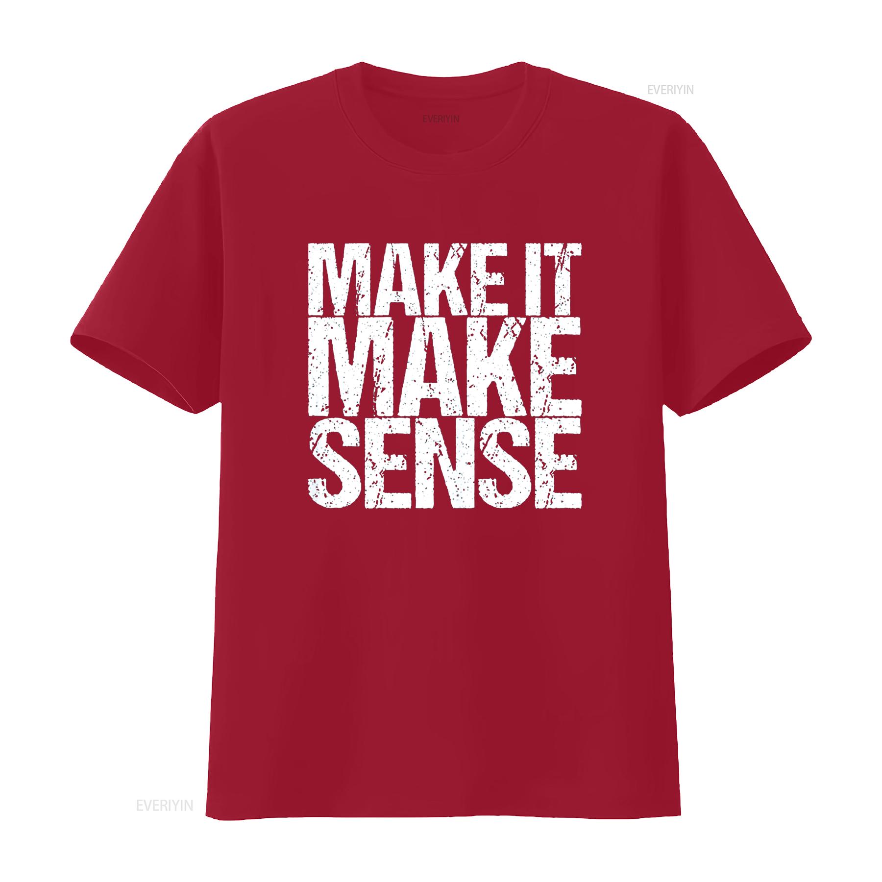 Make It Sense T Shirt vintage Washed Breathable Top For Everyday Wear homme Comfortable Soft Versatile graphic Stylish S
Make It Sense T Shirt vintage Washed Breathable Top For Everyday Wear homme Comfortable Soft Versatile graphic Stylish S