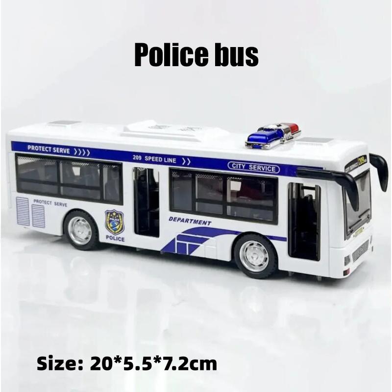 Large Size Police Bus Pull Back Vehicle Simulated Police Car Model with Lights Music Inertial Car Toy for Children Birthday Gift
Large Size Police Bus Pull Back Vehicle Simulated Police Car Model with Lights Music Inertial Car Toy for Children Birthday Gift