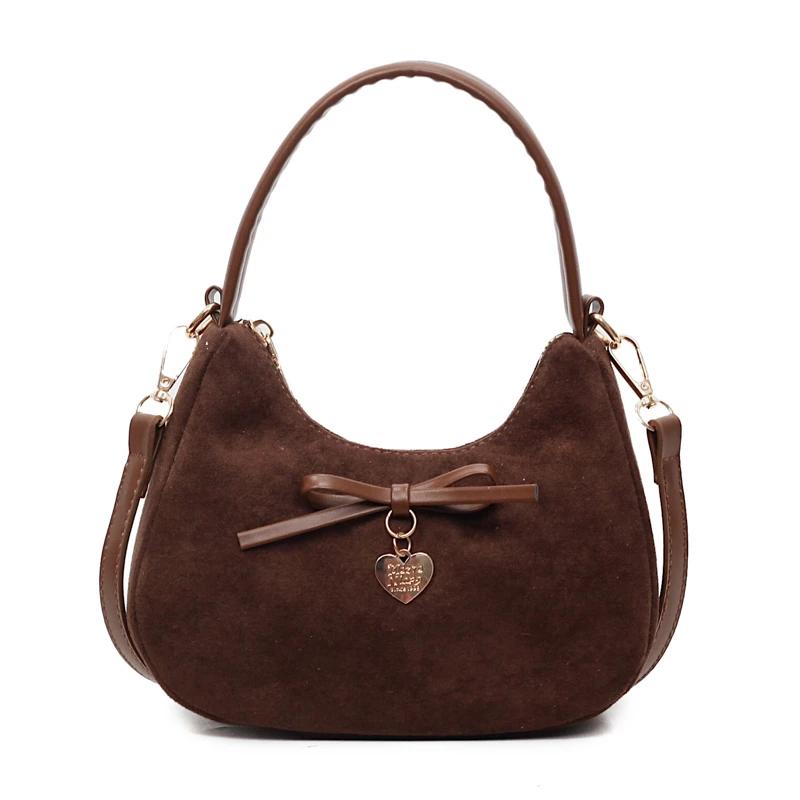 Zipper Retro Solid Color Unique Design Persality Sweet Handbags for Women 2026 Fashi Large Capacity Suede Crossbody Bags кавовий
Zipper Retro Solid Color Unique Design Persality Sweet Handbags for Women 2026 Fashi Large Capacity Suede Crossbody Bags кавовий