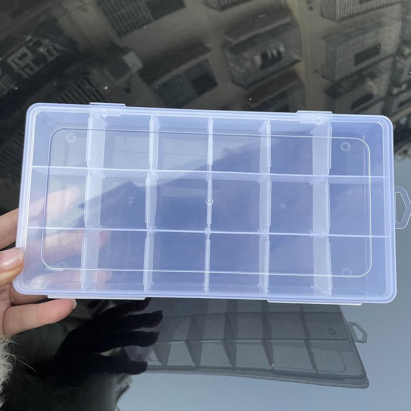 Plastic Grid Storage Box with Independent Square Compartments for Jewelry, Beads, and Accessories Transparent Storage Box
Plastic Grid Storage Box with Independent Square Compartments for Jewelry, Beads, and Accessories Transparent Storage Box
