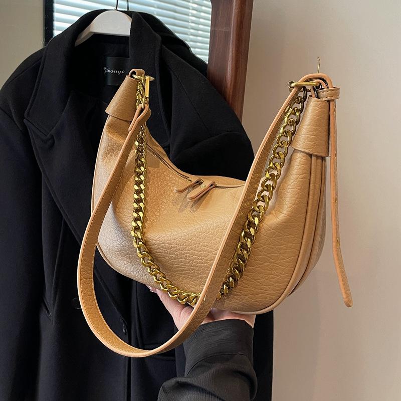 French niche texture underarm bag women s 2025 new soft-sided dumpling bag Korean version ins chain single shoulder messenger bag
French niche texture underarm bag women s 2025 new soft-sided dumpling bag Korean version ins chain single shoulder messenger bag