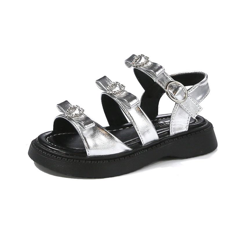 Children Summer Roman Hollow Toe-Out Sandals Cute Heart Rhinestone Solid Fashion size 26 серебряный
Children Summer Roman Hollow Toe-Out Sandals Cute Heart Rhinestone Solid Fashion size 26 серебряный