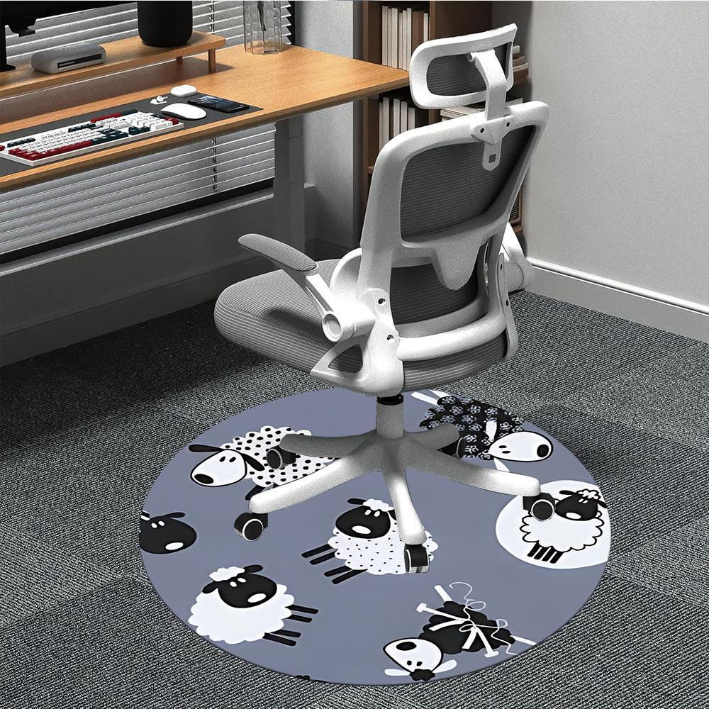 1pc Sheep Pattern Chair Carpet for Office, Non-slip, Soft and Durable Office Rug for Decoration, Perfect for Office yy260325080 80cm by 80cm
1pc Sheep Pattern Chair Carpet for Office, Non-slip, Soft and Durable Office Rug for Decoration, Perfect for Office yy260325080 80cm by 80cm
