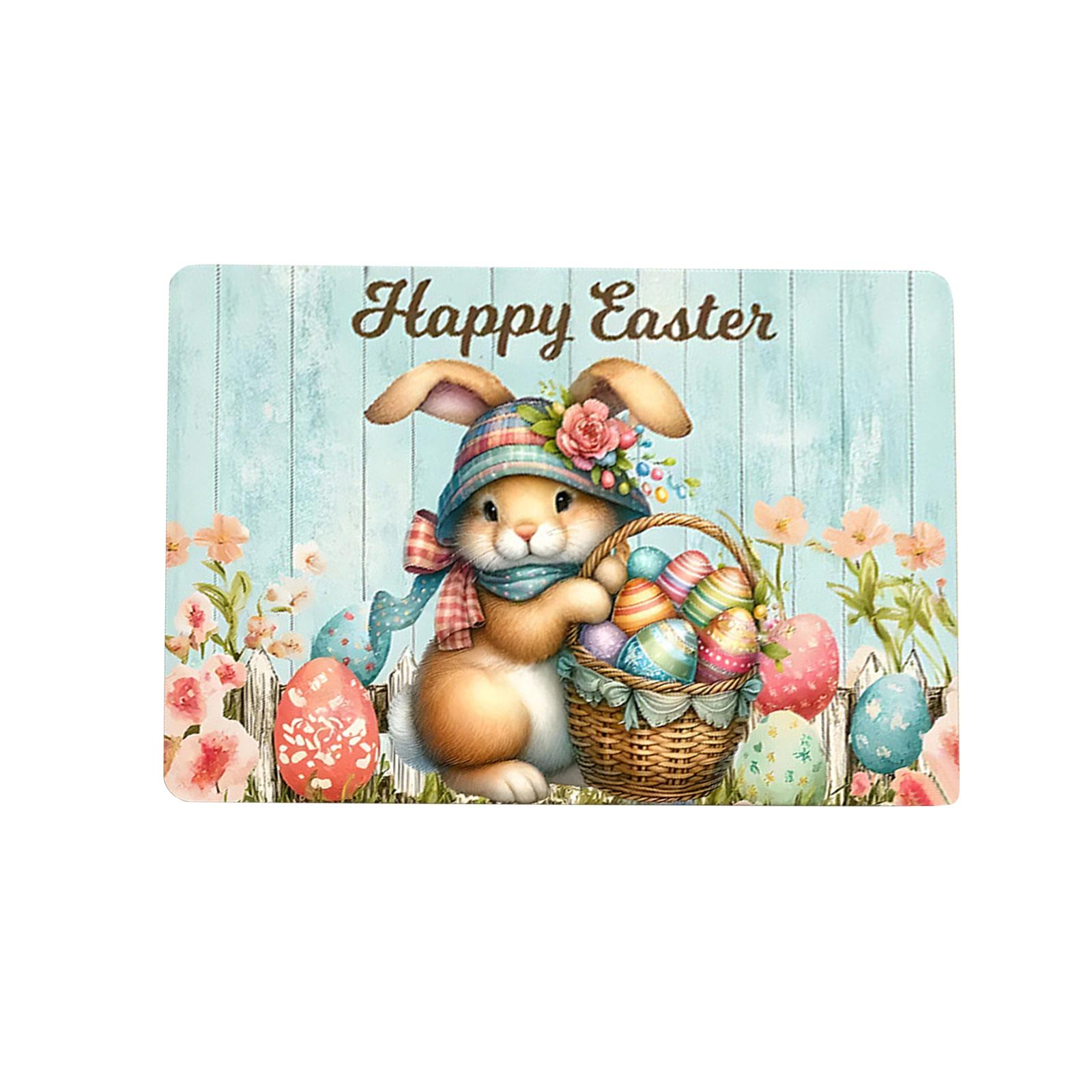 Happy Easter - Bunny Eggs,Funny Doormat, Home Decor, Welcome Mat,Indoor Doormat,Front Back Door Mat 1624 Inch
Happy Easter - Bunny Eggs,Funny Doormat, Home Decor, Welcome Mat,Indoor Doormat,Front Back Door Mat 1624 Inch