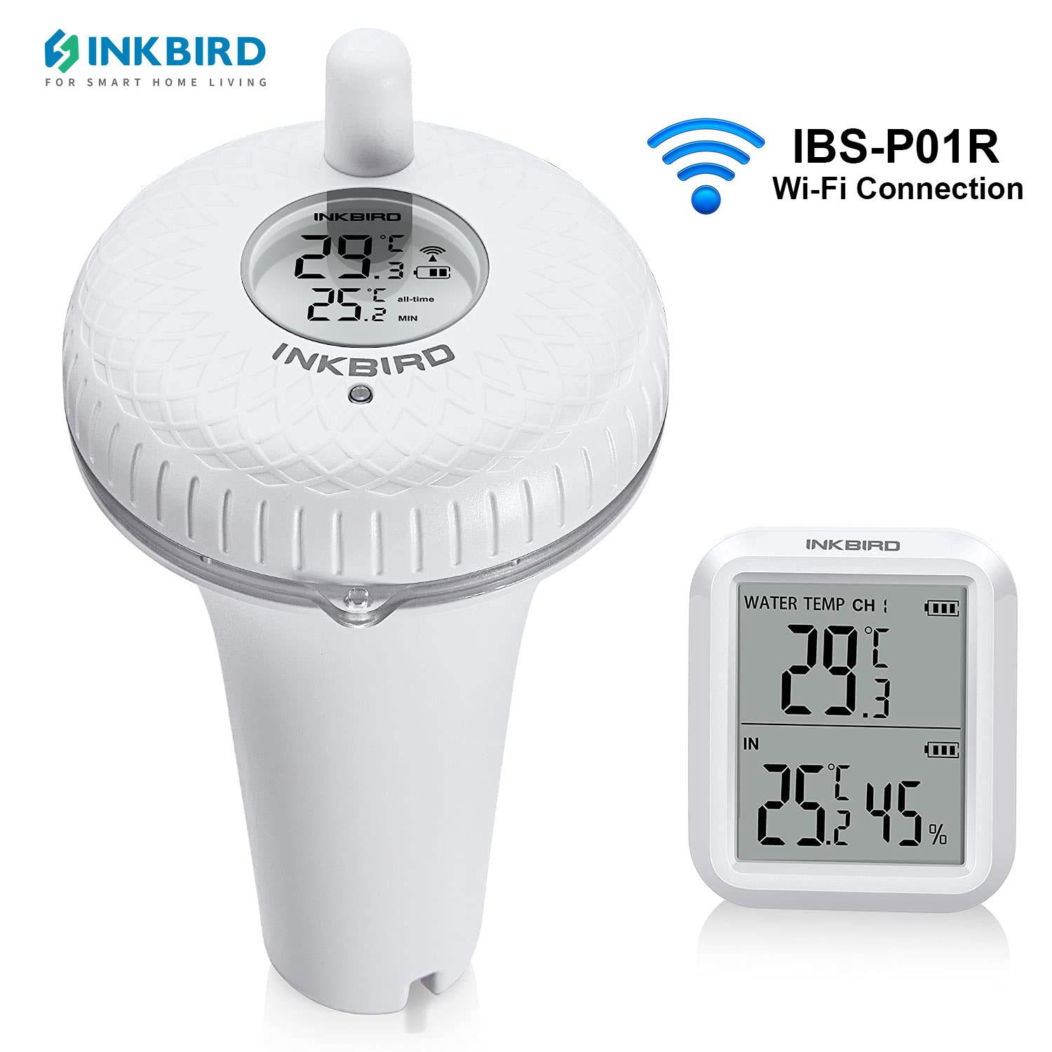 INKBIRD IBS-P01R Wireless Pool Thermometer IPX7 Waterproof Floating Thermometer for Swimming Pool,Baby baths,Aquariums,Fish Pond IBS-P01R(Wireless)
INKBIRD IBS-P01R Wireless Pool Thermometer IPX7 Waterproof Floating Thermometer for Swimming Pool,Baby baths,Aquariums,Fish Pond IBS-P01R(Wireless)