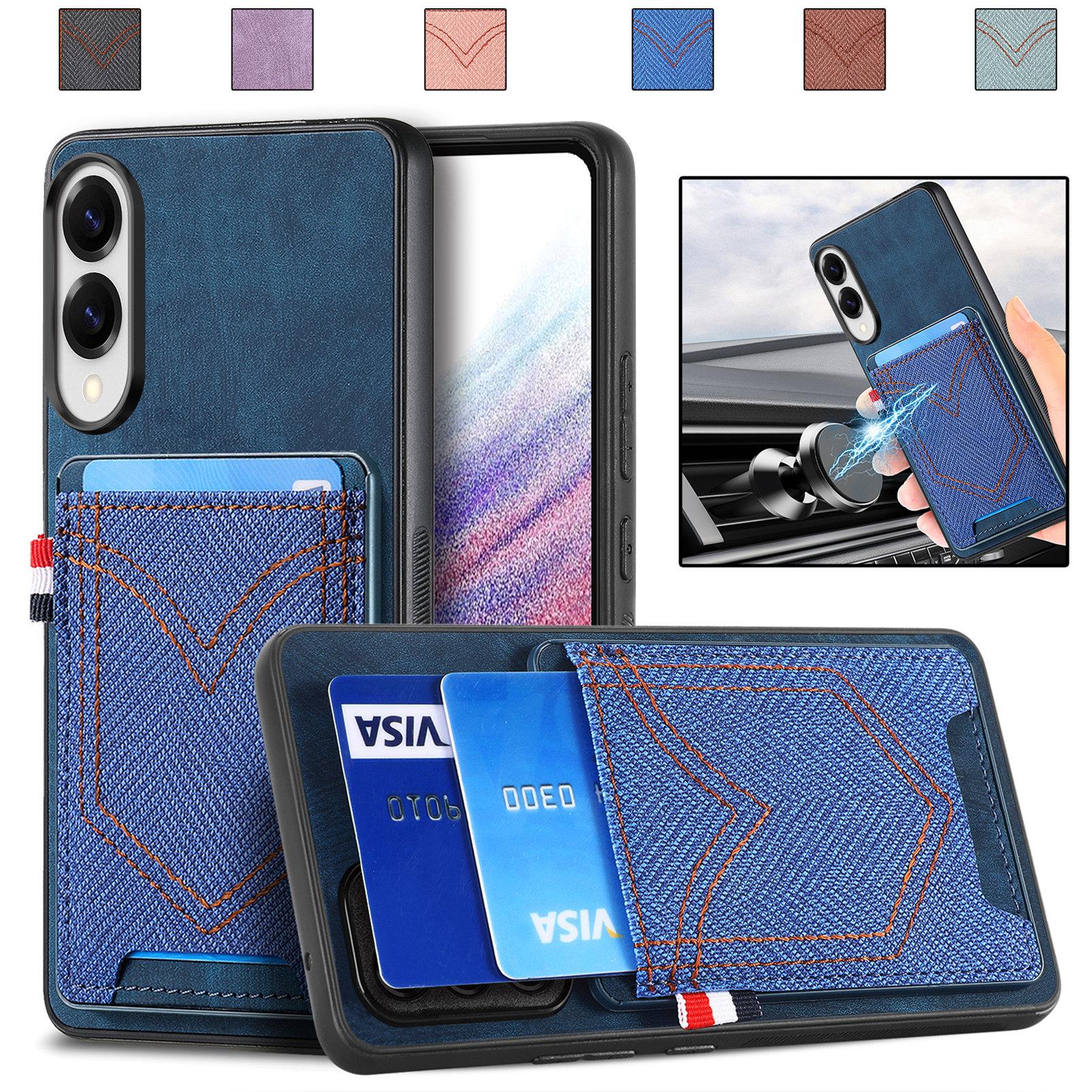 For Samsung Galaxy S25 Edge Phone Case Retro Jean Cloth Texture Leather Back Cover with Card Holder Blue
For Samsung Galaxy S25 Edge Phone Case Retro Jean Cloth Texture Leather Back Cover with Card Holder Blue