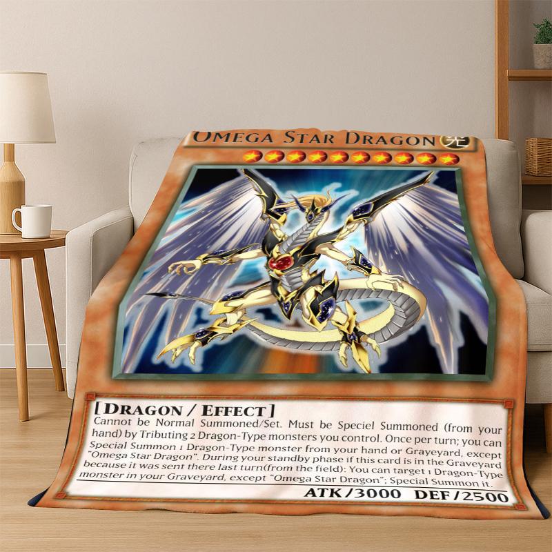 Anime Yu-Gi-Oh Monster Card Cartoon Flannel Blanket Soft Warm Blanket Throw Blanket for Bedroom Living Room Bed Picnic Kid 75x90cm
Anime Yu-Gi-Oh Monster Card Cartoon Flannel Blanket Soft Warm Blanket Throw Blanket for Bedroom Living Room Bed Picnic Kid 75x90cm