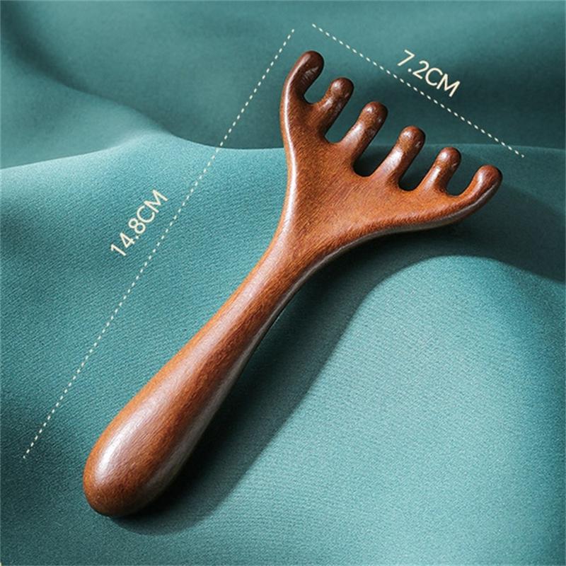 1PC Natural Golden Sandalwood Five-Claw Scalp Massager Comb Gua Sha Back Scratcher Spa Handheld Meridian Massage Comb Hair Care
1PC Natural Golden Sandalwood Five-Claw Scalp Massager Comb Gua Sha Back Scratcher Spa Handheld Meridian Massage Comb Hair Care