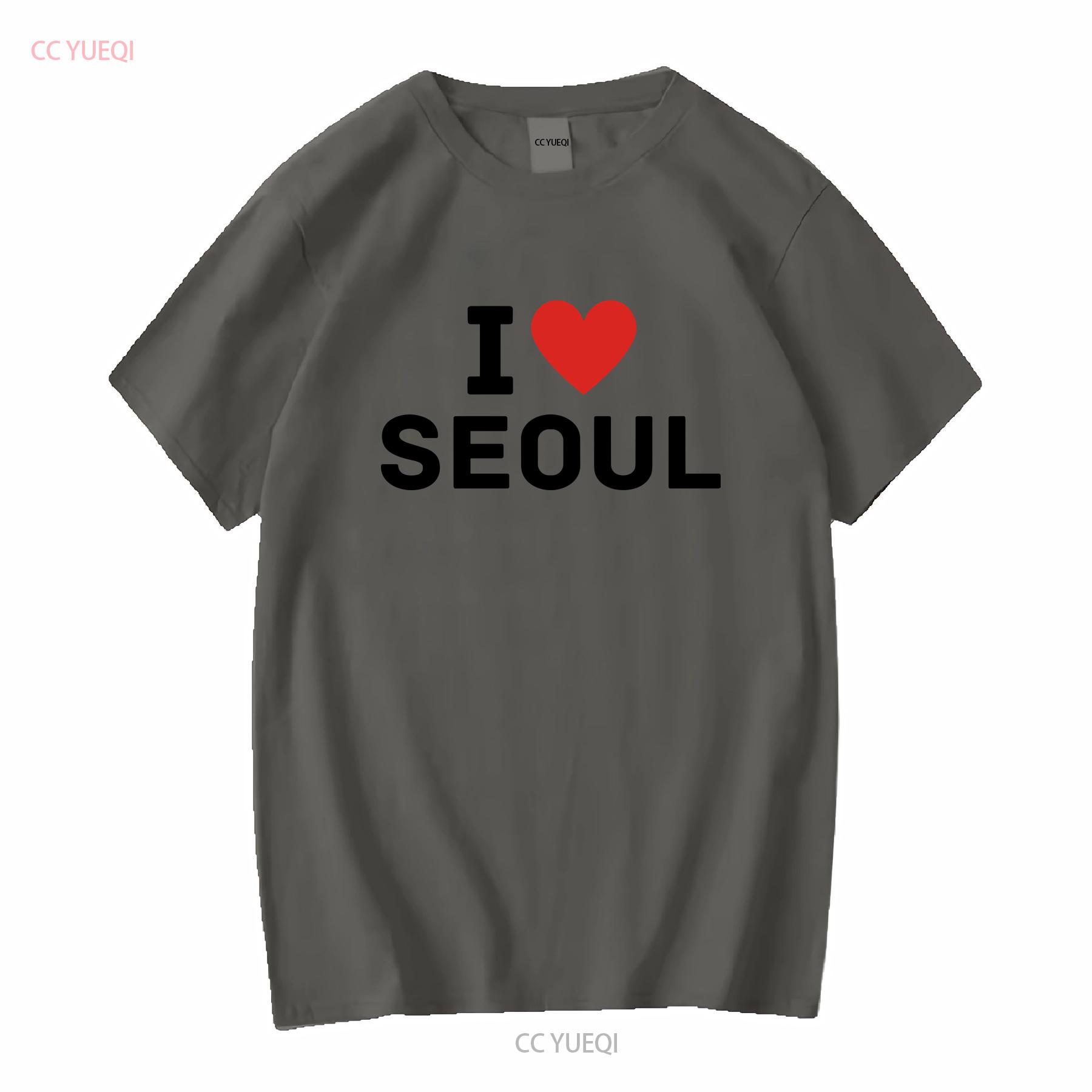 I Love Seoul T Shirt South Korea All Sizes Lovers vintage Washed fashion graphic Soft Unisex Breathable homme Casual Slightly 4XL
I Love Seoul T Shirt South Korea All Sizes Lovers vintage Washed fashion graphic Soft Unisex Breathable homme Casual Slightly 4XL