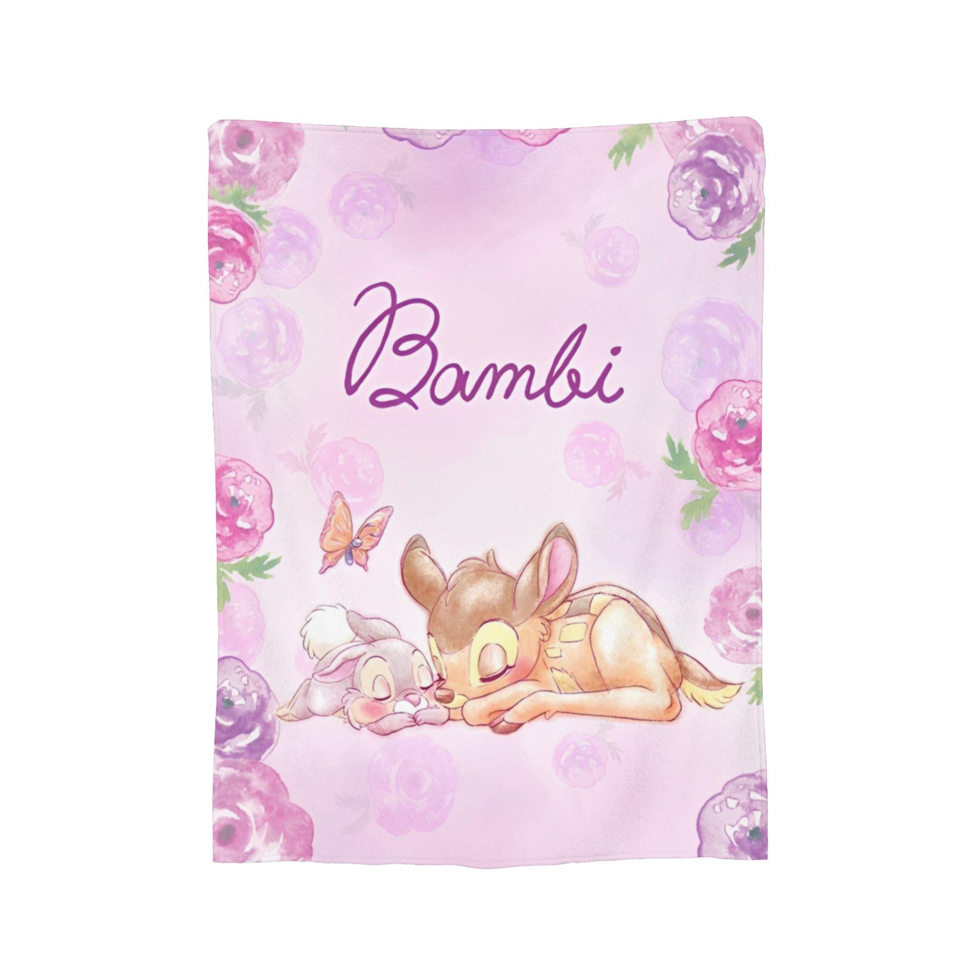 Bambi Cute Deer Blankets Velvet All Season Portable Lightweight Thin Throw Blankets for Bed Travel Rug Piece 75x90cm
Bambi Cute Deer Blankets Velvet All Season Portable Lightweight Thin Throw Blankets for Bed Travel Rug Piece 75x90cm
